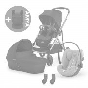 Gazelle 3in1 +AMYA - Chocolate Brown/Moon Black